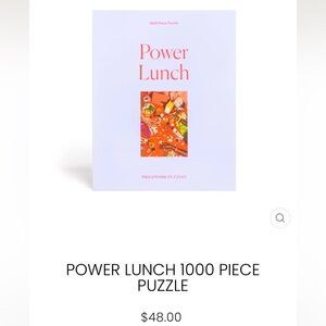Power Lunch 1000 Piece Puzzle